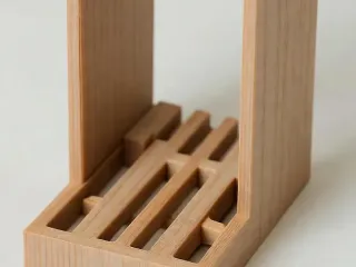 Wooden Slotted Holder