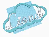 Cartel Personalizado con Nube Lionel-2