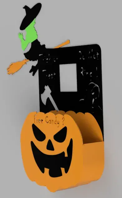 Halloween Doorbell Candy Tank