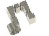 Klima Fenster Abluft Adapter für 155mm Schlauch Durchmesser-0