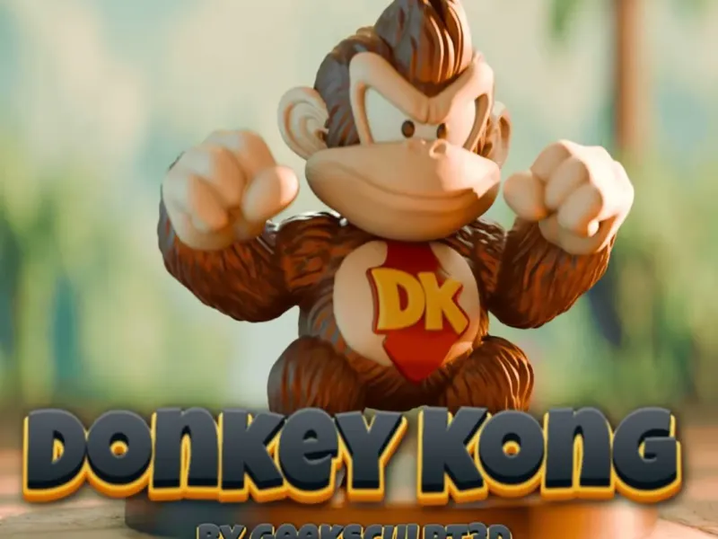 Donkey Kong Figurine - Iconic Nintendo Character