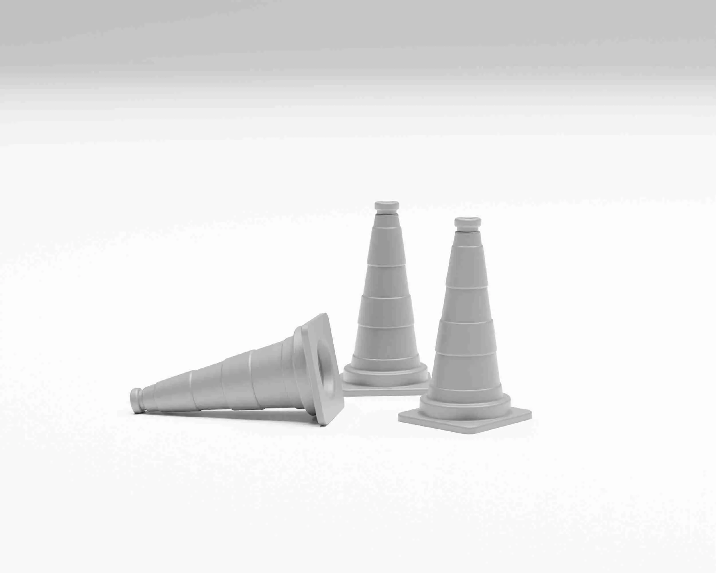 Road Works Pack- Asphaltwalzen-Bausatz und Zubehör Spur H0