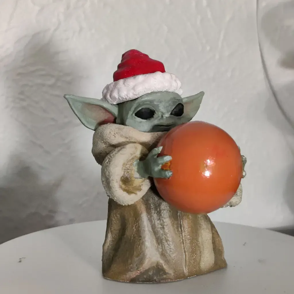 Baby Yoda Christmas Ornament