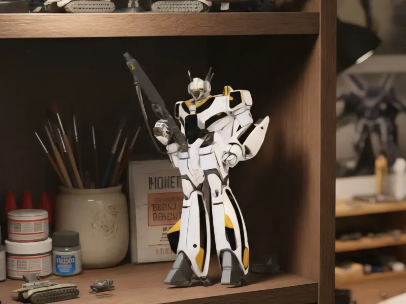 VF01-Valkyrie Battleroid from "Robotech"