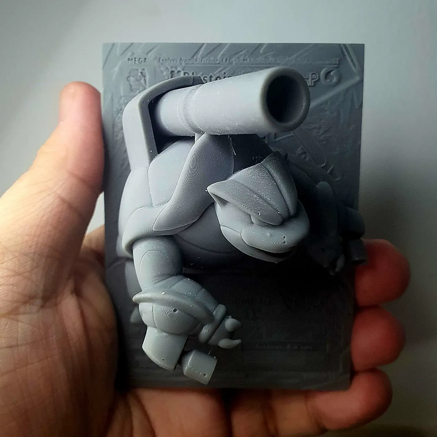 MEGA BLASTOISE EX 3D / 4D CARD - CUSTOM 3D PRINTING FILE 