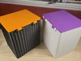 Desktop Garbage cans with lid and signs-4