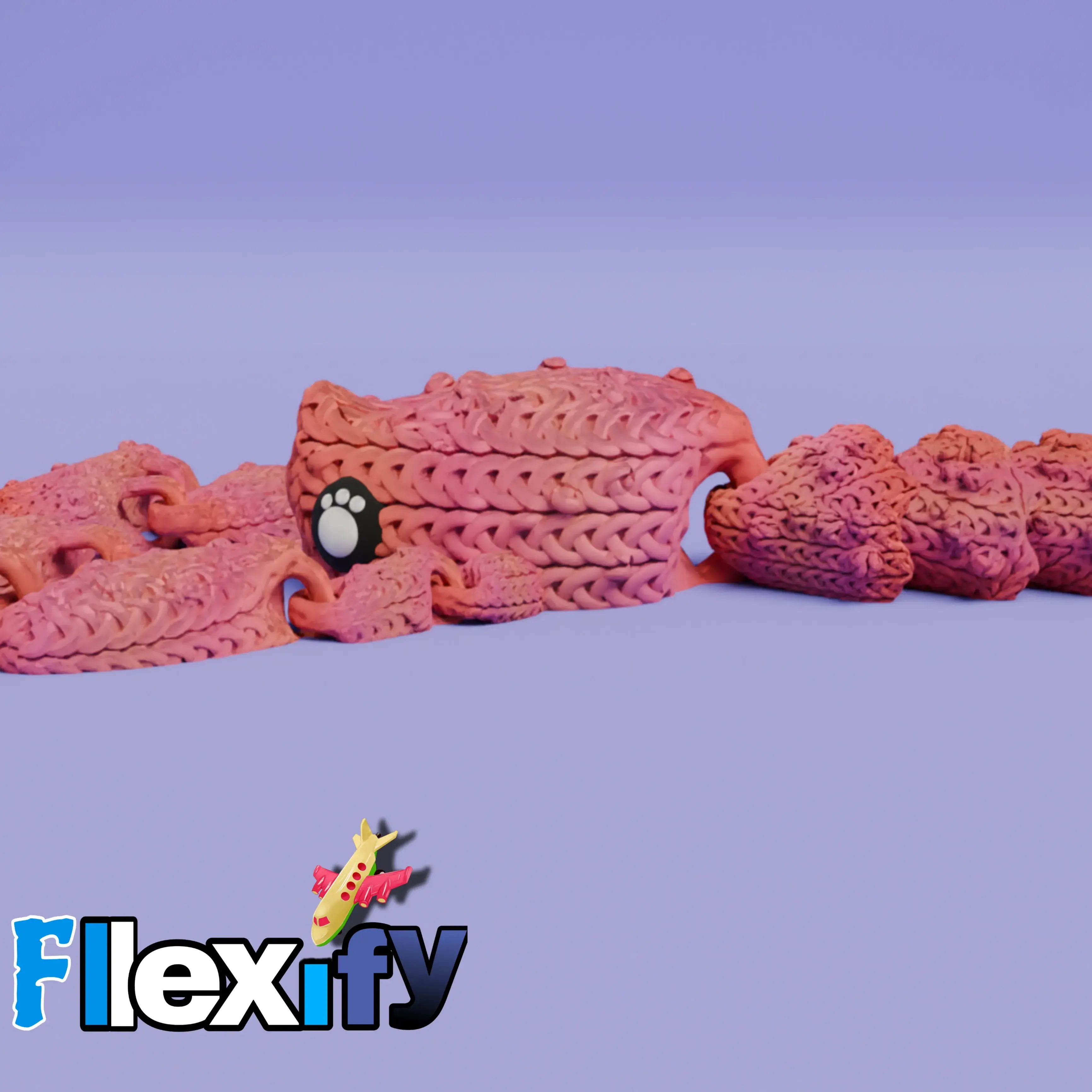 flexi knitted crab
