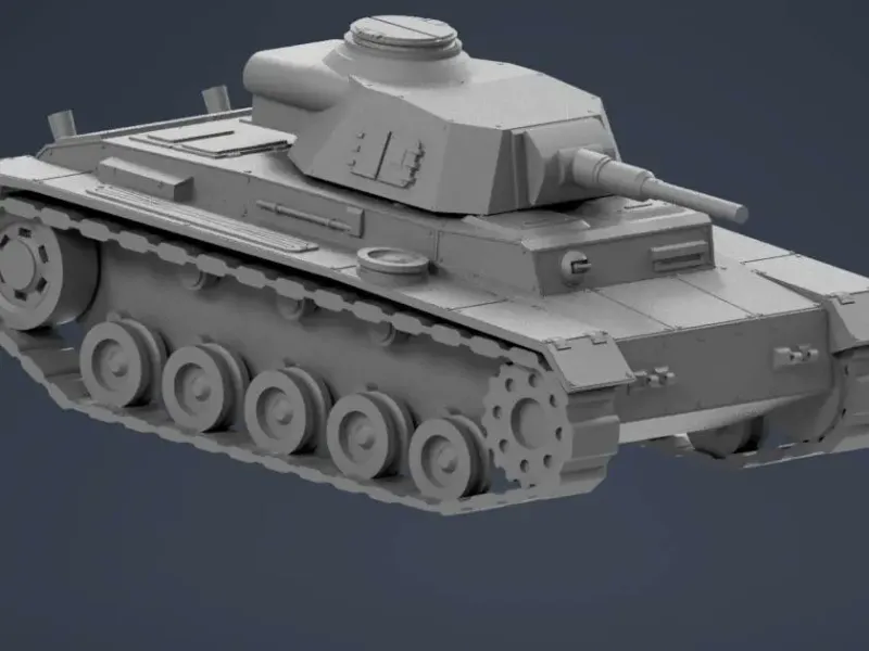 Panzer 4 model tank