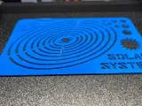 Solar system stencil plate - Draw our solar system-2