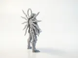 Celestial Blade Warrior Fantasy Figurine 3D Printable-1