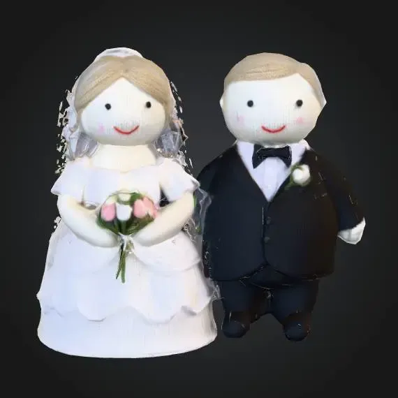 Bride and Groom Figurine