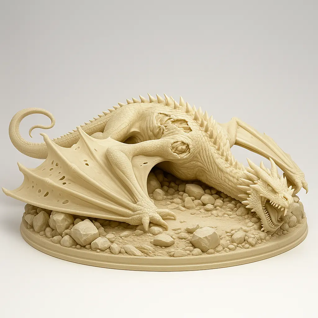 Dragão abatido / Dragon dead