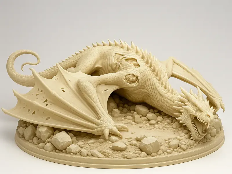 Dragão abatido / Dragon dead