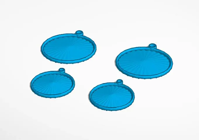 Ear Rings Set (Circular) - Larger and Smaller