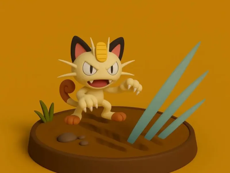 Pokemon battle style - Meowth #052