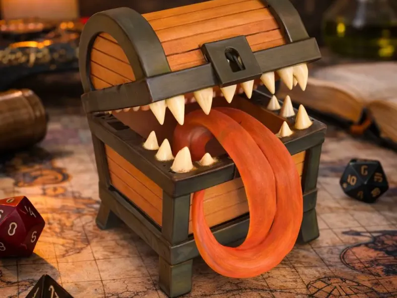 Mimic Chest D&D tabletop miniature