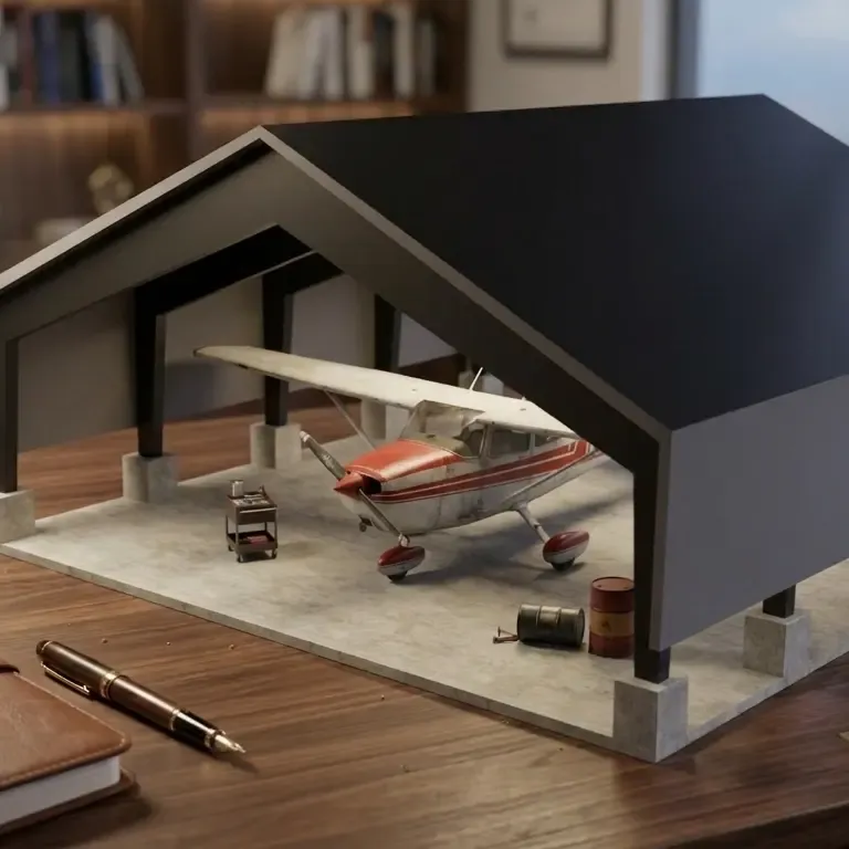 MINIATURE HANGAR MOD 1