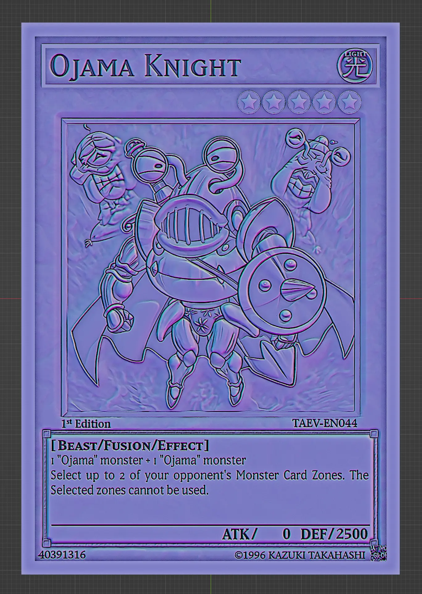 OJAMA KNIGHT - YUGIOH