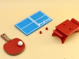 Mini Table Tennis Set Keychain-1
