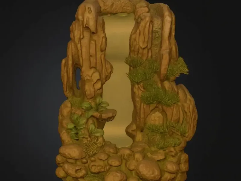Enchanted Garden Oasis Decor Cage Tank Pet