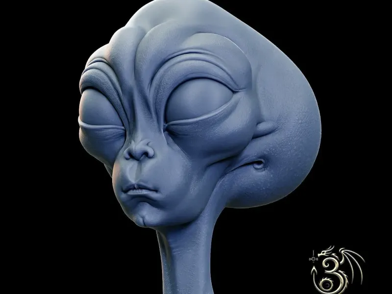 Alien bust