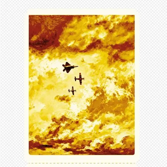 Planes in Sky Poster