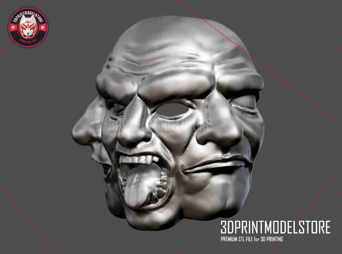 Tragedia greca horror Payday Maschera Cosplay - Costume di Halloween