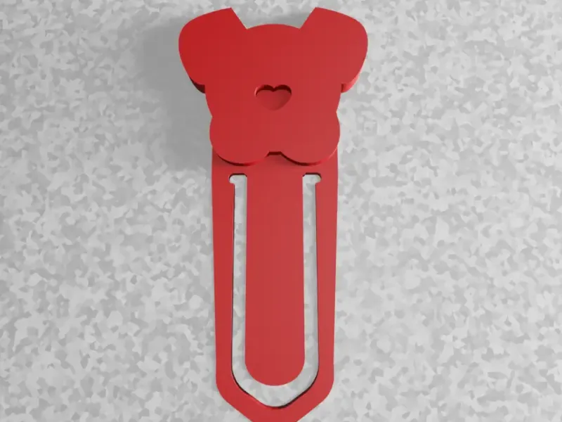 Dog Paper Clip Short
