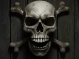 CROSSBONES - SKULL AND BONES.-0