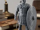Roman soldier with shield-4