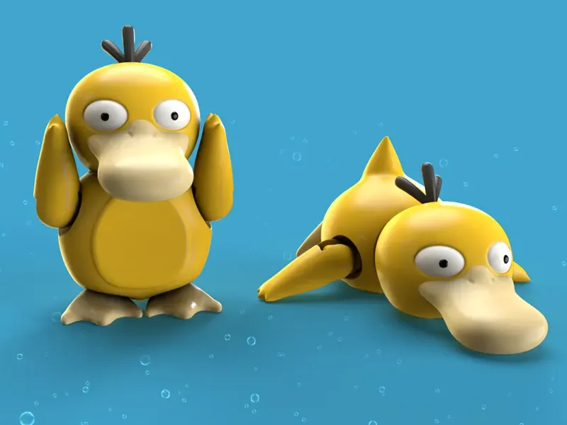 POKÉMON PSYDUCK ARTICULADO /FLEXI