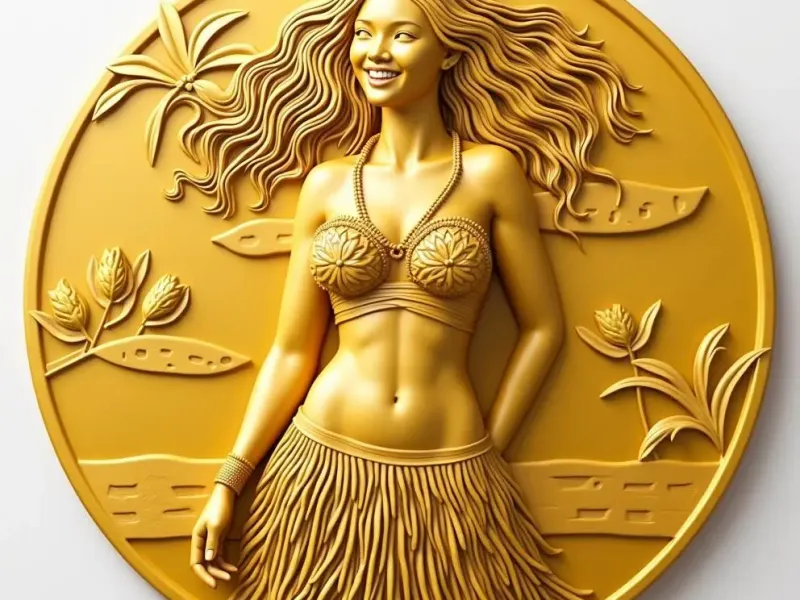 Coin 48 Hula Girl