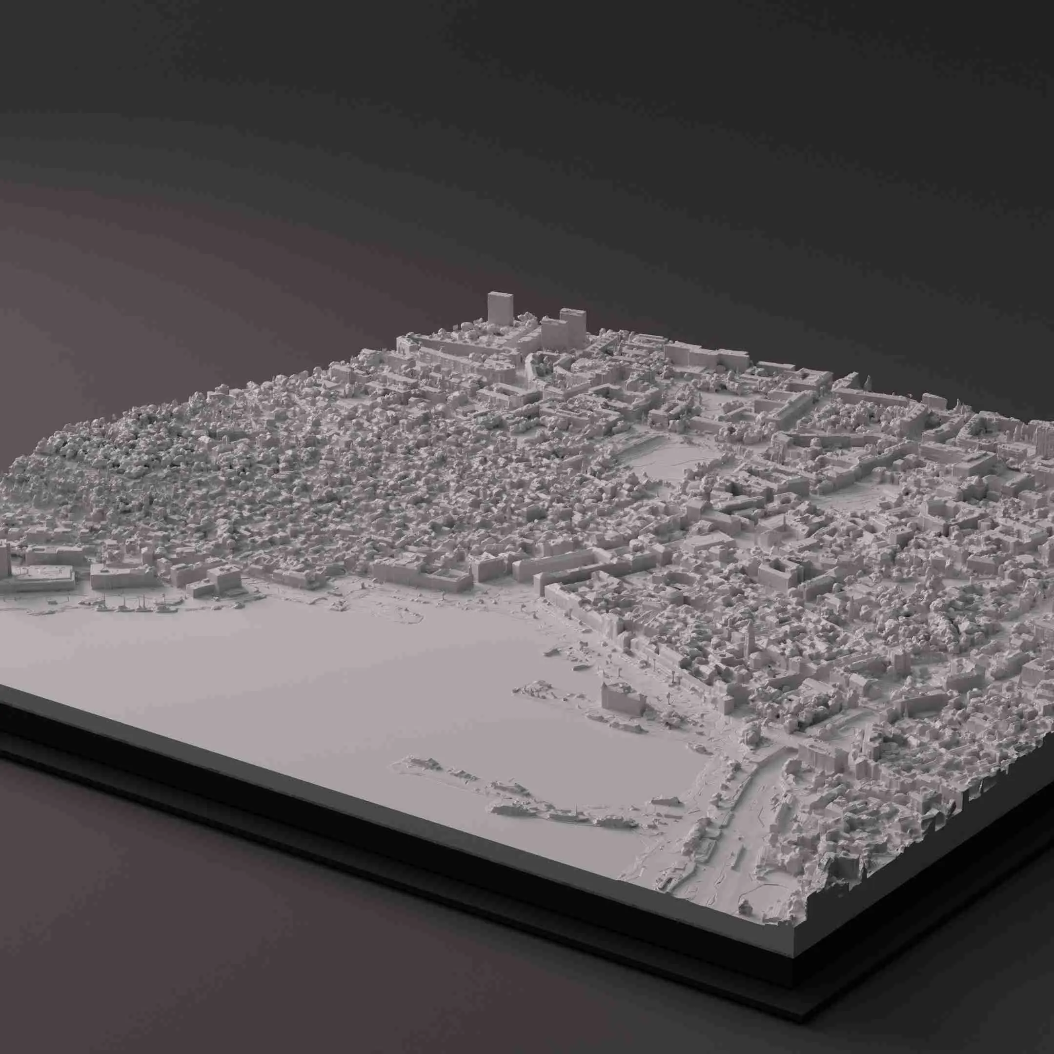 3D MODEL OF THE PORT OF SPLIT, SPLIT, CROATIA