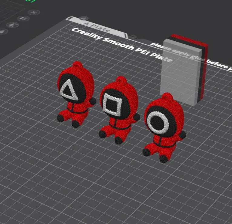 Squid Game Soldier Crochet - Knitted