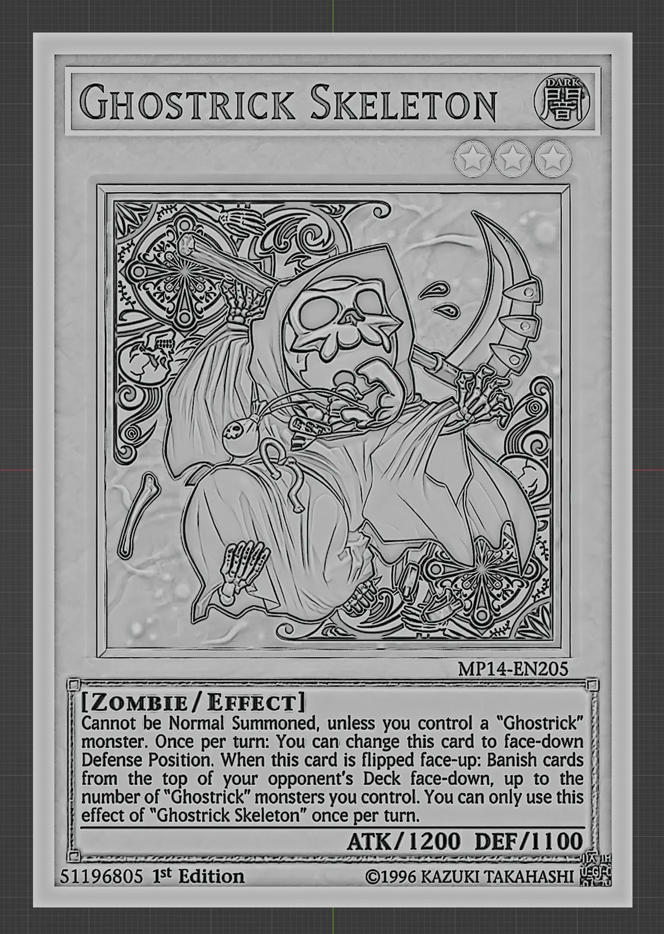 ghostrick skeleton - yugioh