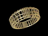 Art Deco Jali Ring 3d Model-0