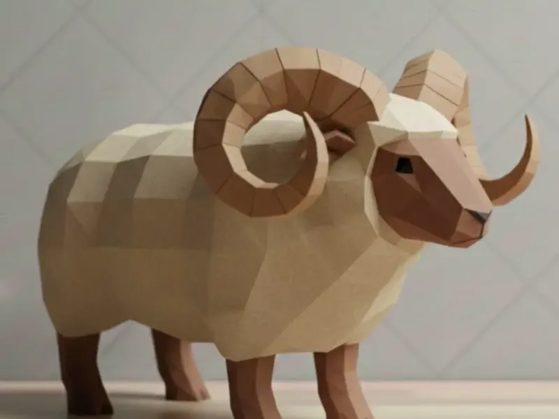 Carneiro - low poly
