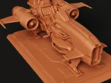 Sci-Fi Racing Ship Model | Futuristic Spaceship Statue-5