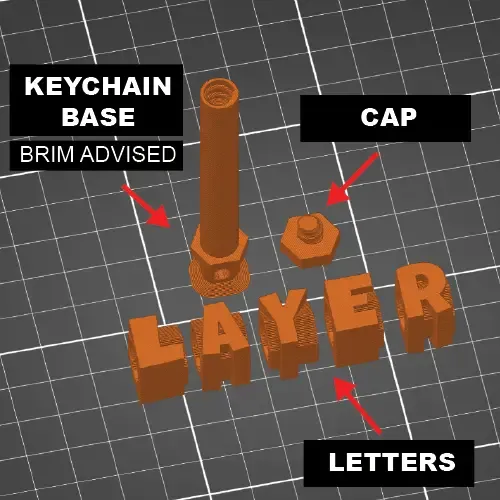 Fidget name keychain spinner - Playful font