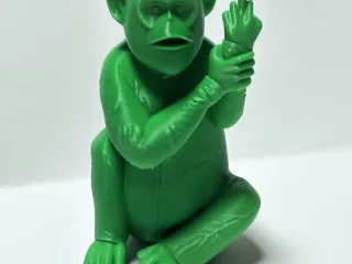 Rude monkey sculpture