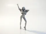 Dancing Figure Female Statue 3D Printable-3