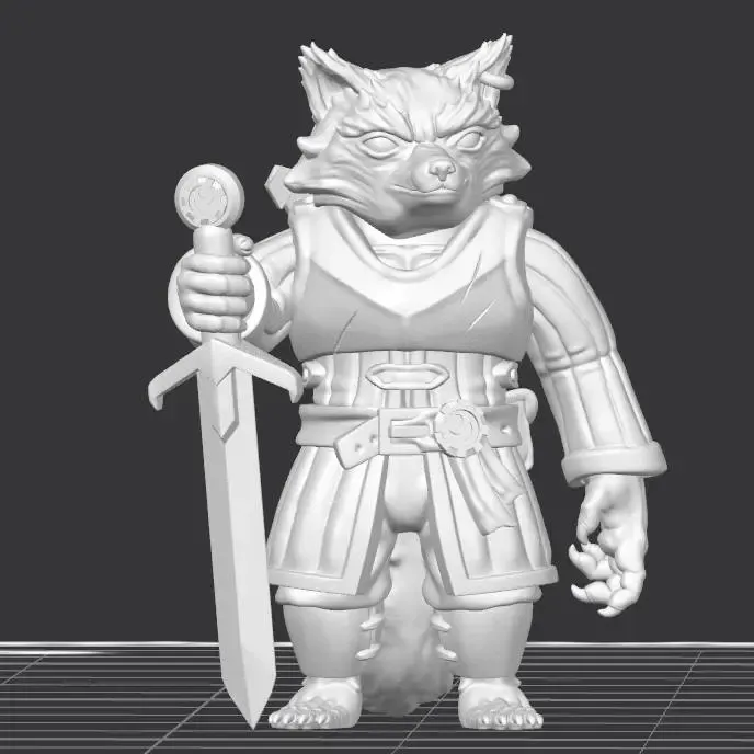 Animal Warrior Sculpture