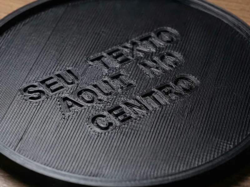 Porta copos personalizável