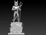 NCAA - ARIZONA STATE SUN DEVILS FOOTBALL MASCOT STATUE DECOR-2