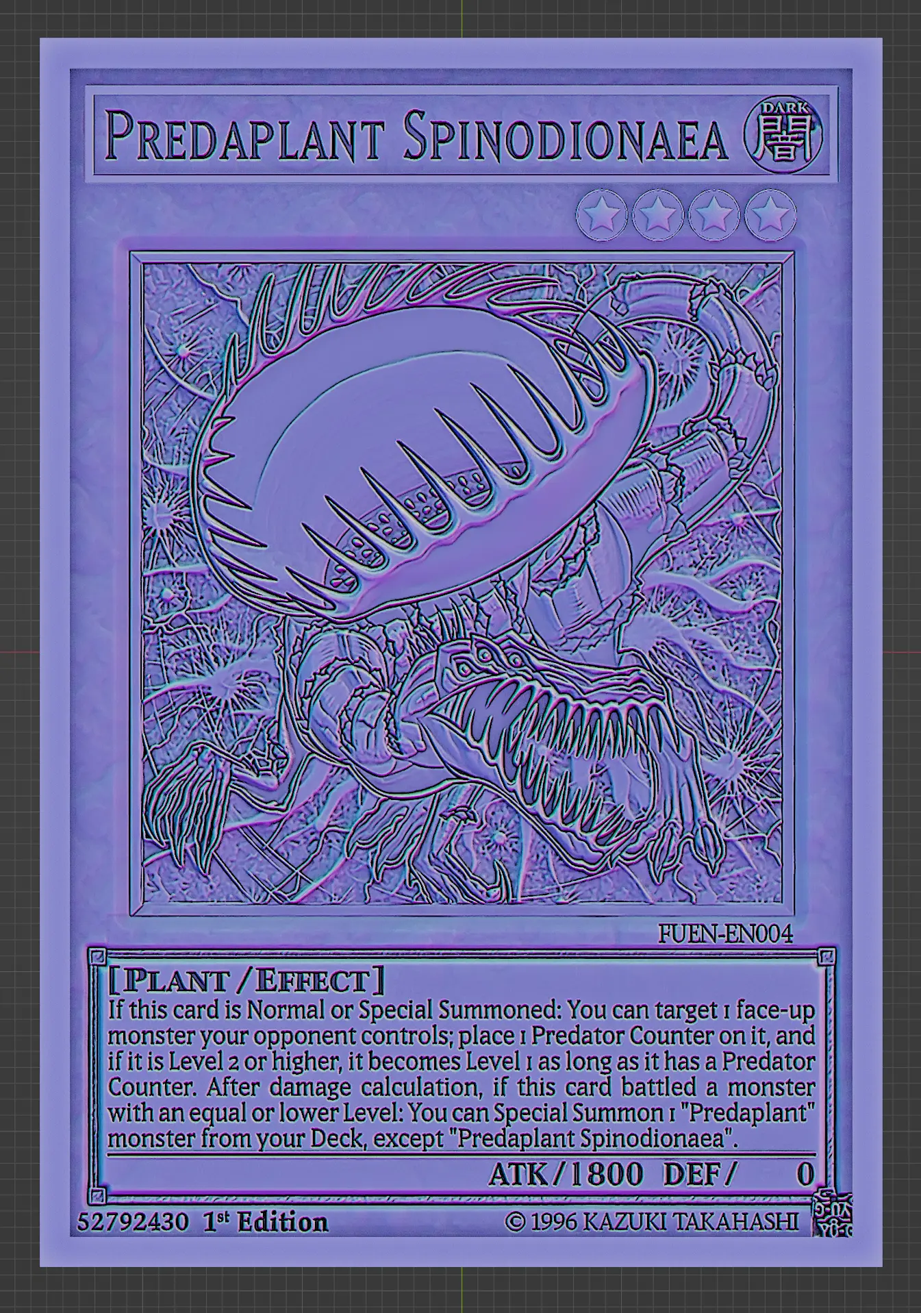 Spinodionaea predaplant - yugioh