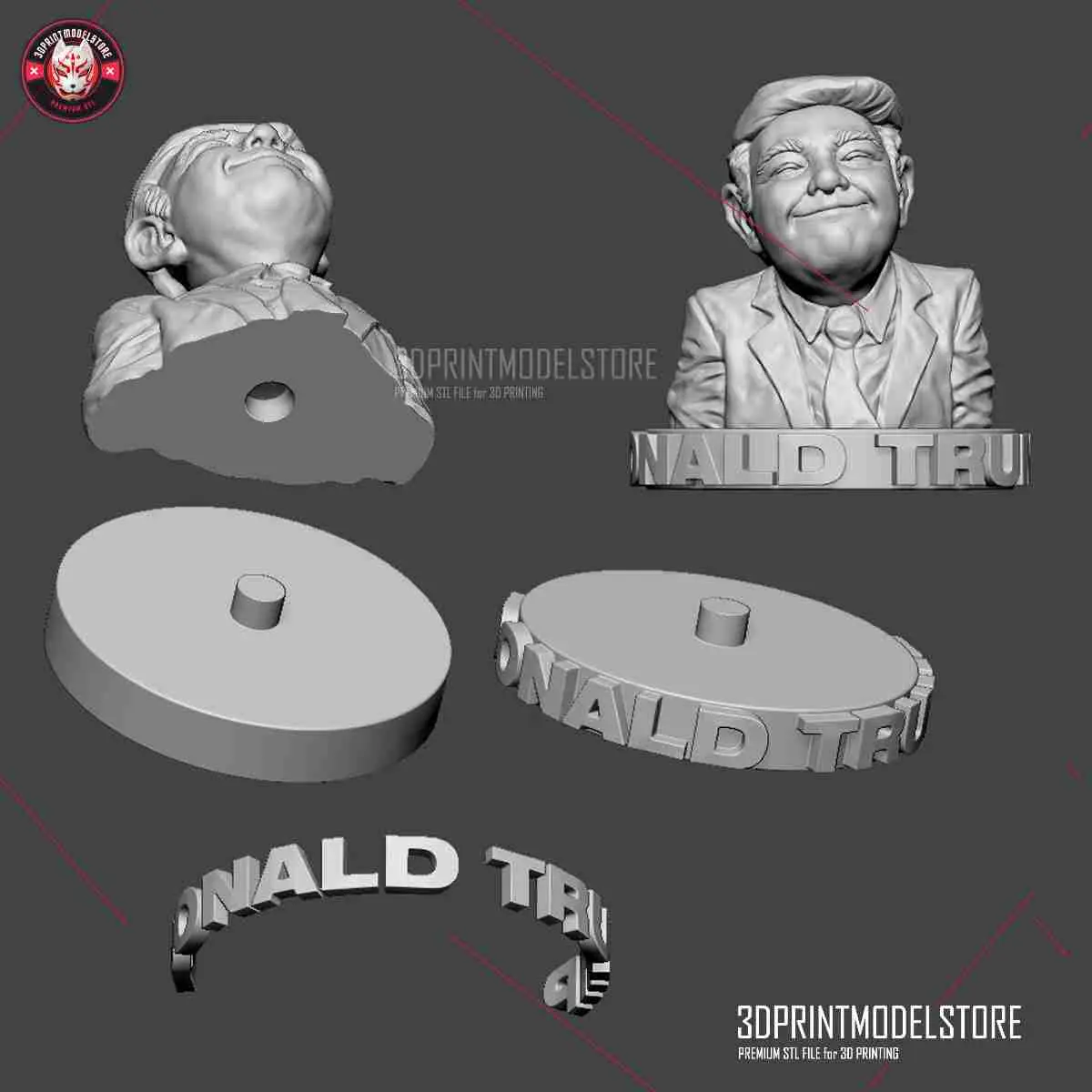 Donald Trump Miniature Bust Sculpture Toy