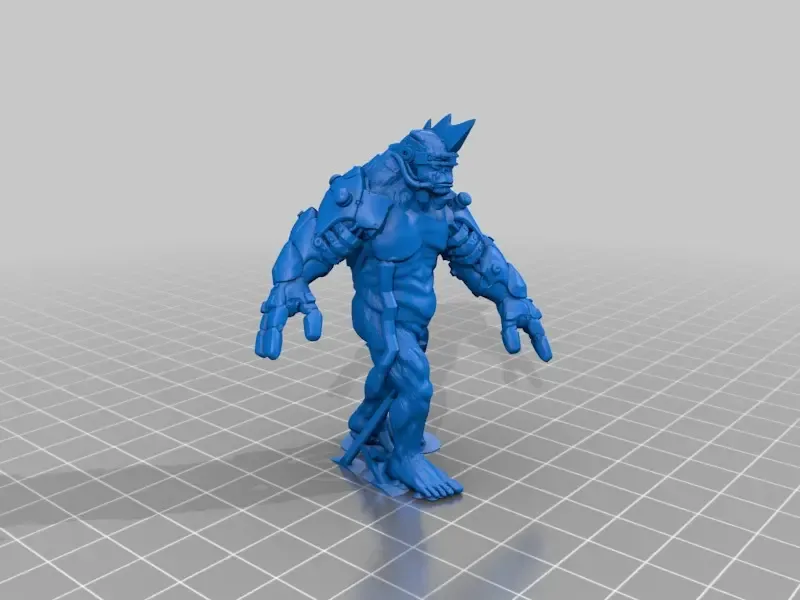 steampunk - cyberpunk yeti #2 - supports partiels