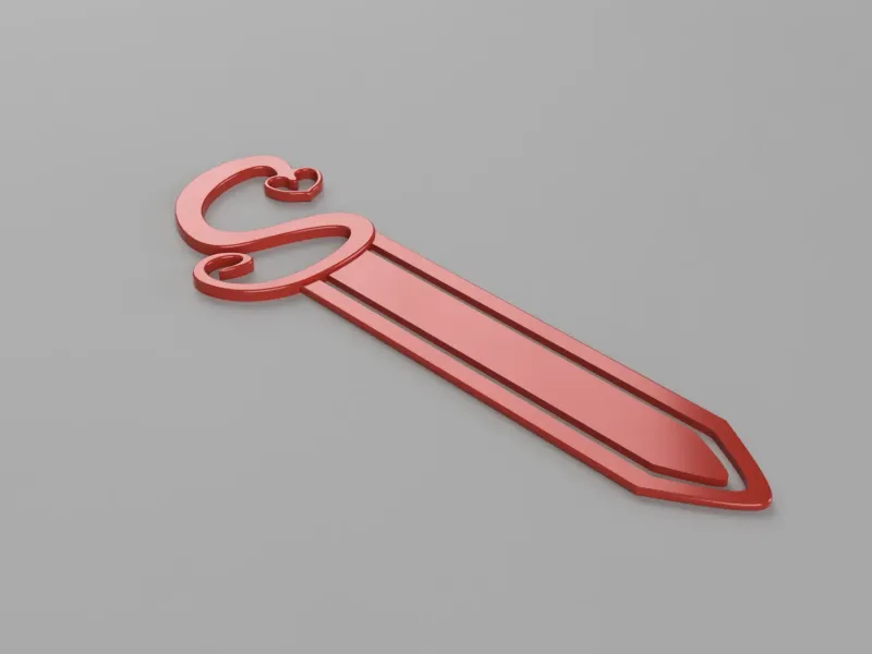 Bookmark S script letter