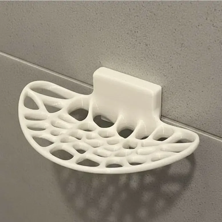 Wall-mounted soap holder