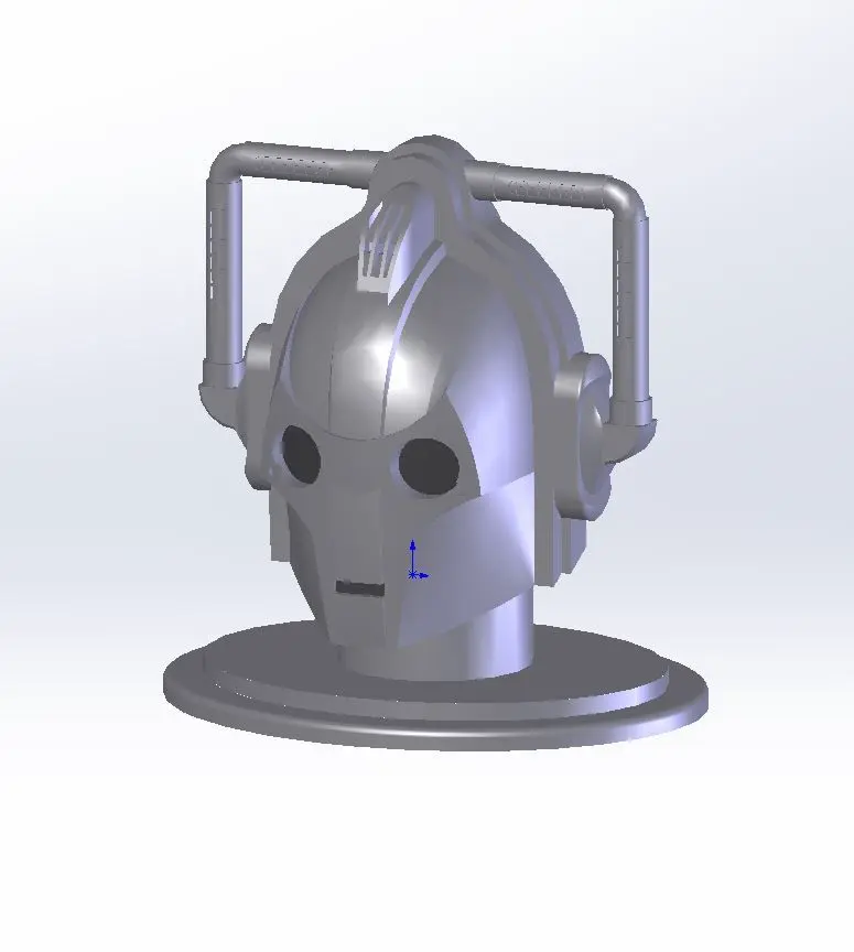 CYBERMAN HEAD WITH STANDING